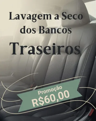 Lavagem a seco bancos de carro