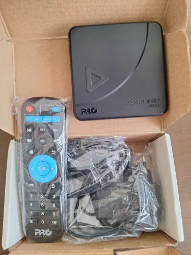 Smart TV Box Proeletronic SmartPRO 4K Android (Novo na Caixa + Anatel)