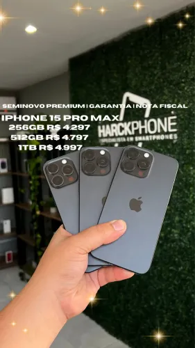 iPhone 15 pro Max - Loja Física - Nota fiscal