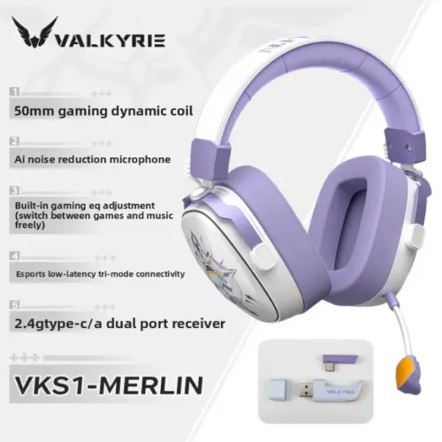 Valkyrie VK S1 Headset Sem fio com 60 horas de Bateria - Entregamos