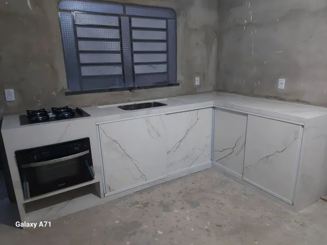 Pia com bancada pra cozinha