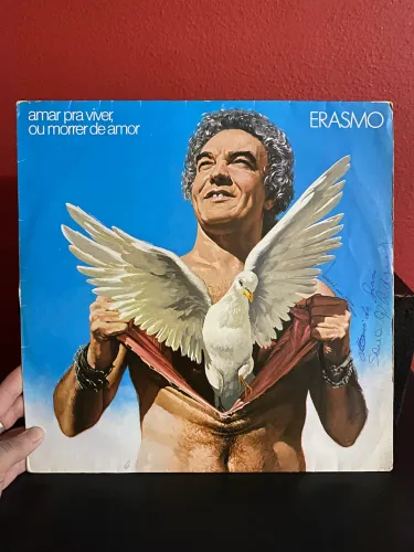 Disco Vinil Erasmo Carlos Amar pra Viver ou Morrer de Amor