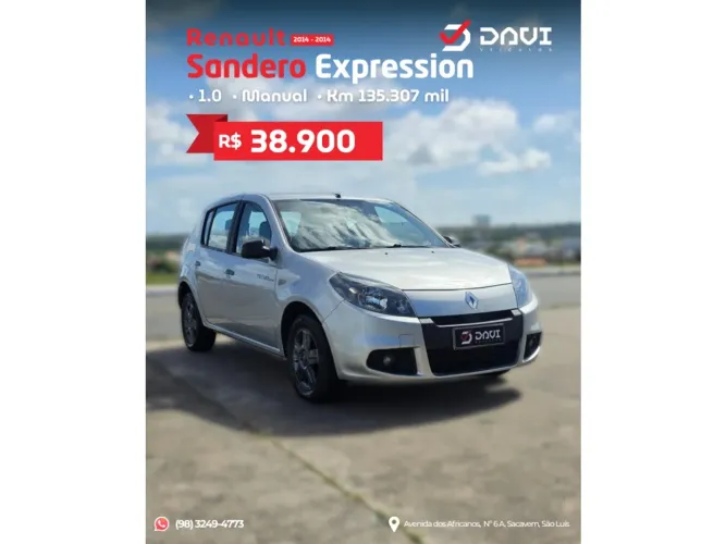 Renault Sandero Expression Flex 1.0 12V 5P 2014