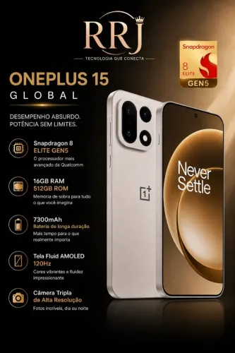 OnePlus 15 16GB 512GB NOVO GLOBAL