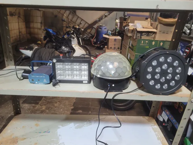 kit iluminação para festa