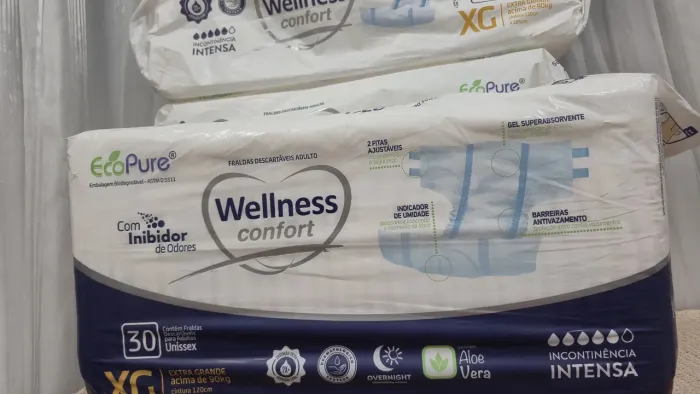 5 PACT.DE FRALDAS WELLNESS CONFORT.XG 30 UNIDADE