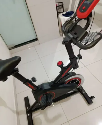 Bicicleta Ergométrica Compacta com Painel Digital - Treine em Casa - faço Entrega
