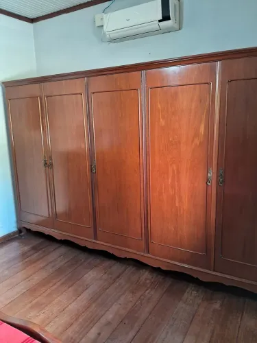 Conjunto de móveis para quarto estilo rustico