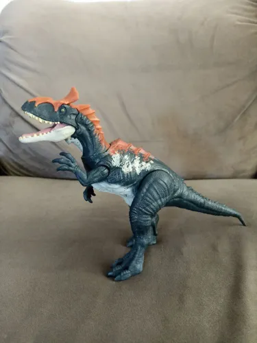 Dinossauro Mattel Jurassic World Cryolophosaurus com som