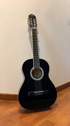 Violao Giannini N6 Bk Infantil Nailon Acustico 3/4 Preto