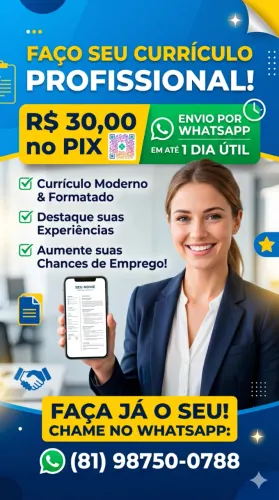 Faço currículo