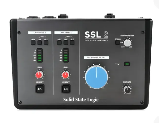 Placa de áudio ssl 2