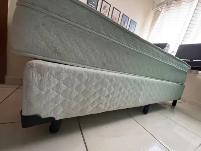 Cama Box Casal (Colchão + Base Sommier)