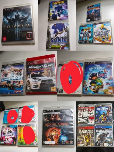 JOGOS DIVERSOS PS3 - COM E SEM ENCARTE