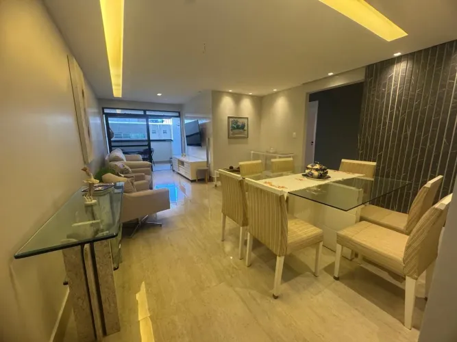 Apartamento Mobiliado para alugar com 4 dormitórios R$ 8.200/mês - Manaíra - João Pessoa/P
