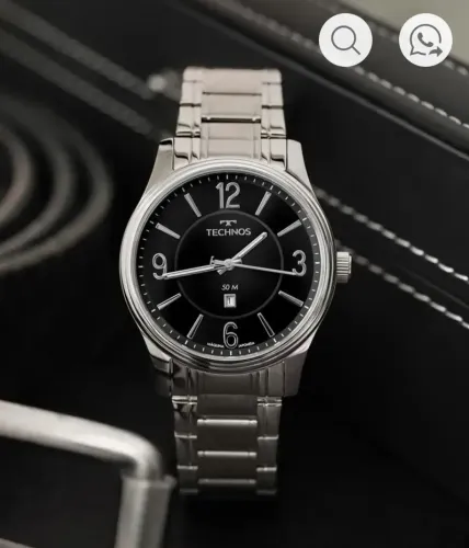 Relógio Technos Masculino Classic Steel