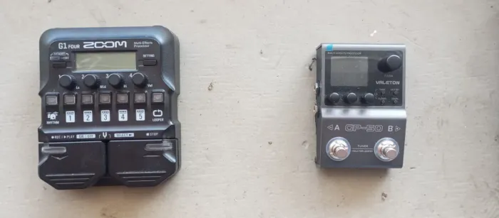PACOTE! Valeton GP-50 (completa) + Zoom G1 Four (firmware B1)