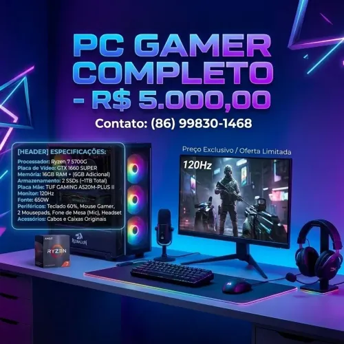 Computador Gamer Completo