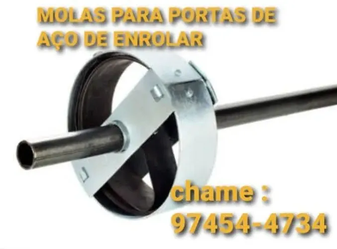 Sua porta de aço quebrou a mola ? Chame 9*4705-7022