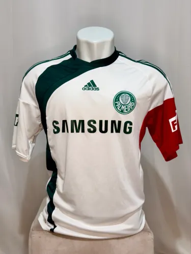 Camisa Palmeiras Adidas 2011 branca- PIERRE - TAMANHO: M