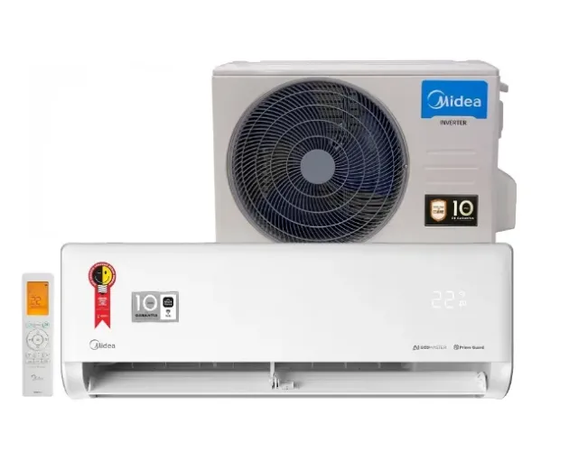 Ar Condicionado Split Inverter Midea 12000 BTUs AI Ecomaster Quente e Frio 220V