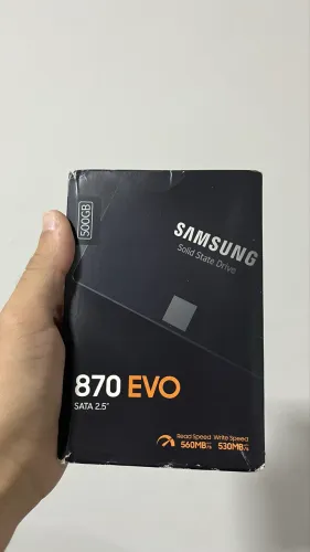 SSD Samsung 870 EVO Sata III 500Gb - Apenas 4 meses de uso