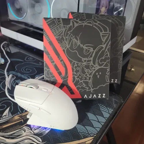 Mouse Gamer Ajazz AJ139 V2 MC (com dock) - 3-Mode, Sensor Avançado e RGB Personalizável