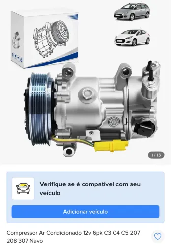 Compressor de ar-condicionado 6pk