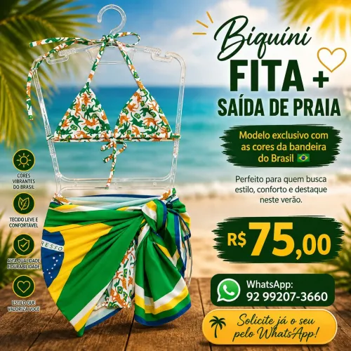 Kit Biquíni 3 Peças