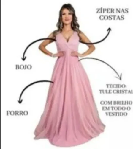 Vestido de festa novo.