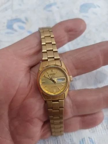Relógio Seiko automático calendário duplo vintage