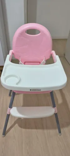 Cadeira Refeição 3 Em 1 Spoony Pink Kikkaboo