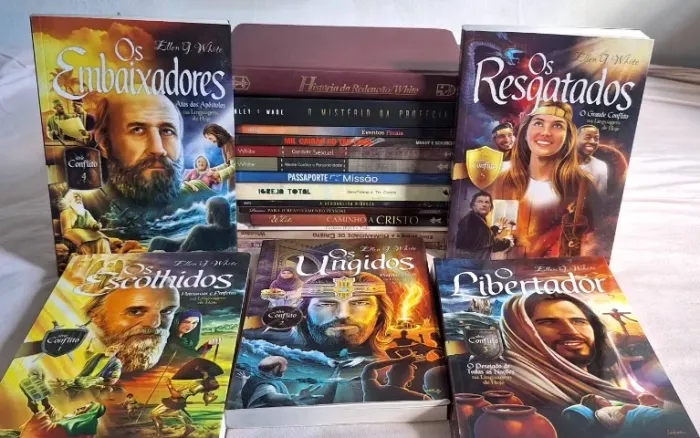 19 Livros adventistas serie conflito + história da redenção + caminho a Cristo + outros 