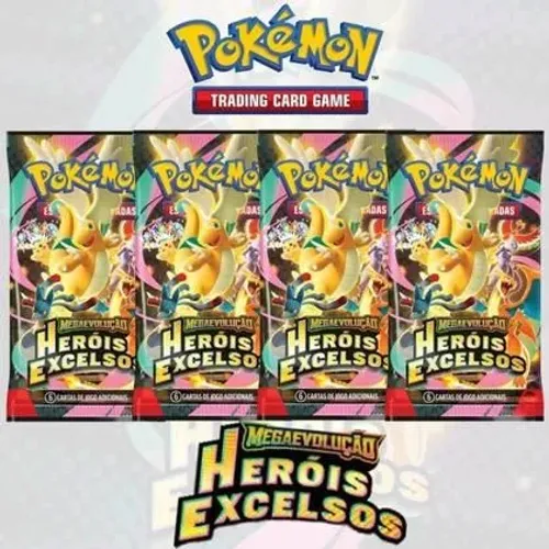 8x Booster Pokémon Heróis Excelsos 