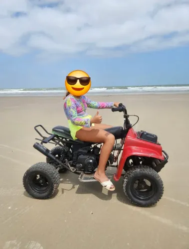 Quadriciclo infantil a gasolina motor Traxx 50cc