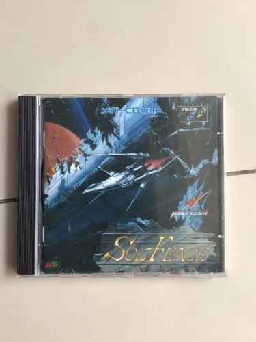 Sega Cd Mega CD Sol Feace repro mídia prensada