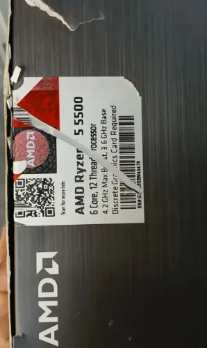 PROCESSADOR AMD RYZEN 5 5500 (SEMI-NOVO) 
