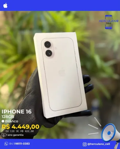 Vendo iPhone 16 128gb lacrado 