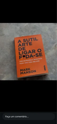 Livro A sútil arte de ligar o foda-se