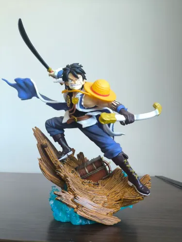 Loja Mundo - Monkey D Luffy Action figure do anime One Piece boneco nami zoro boa hancock