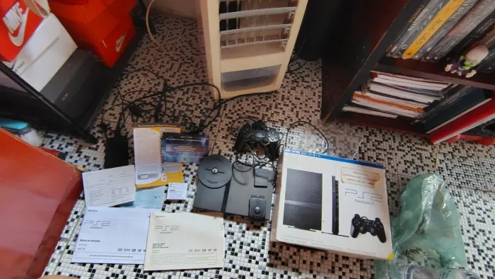 PlayStation 2 slim desbloqueado (leia a descrição do produto)