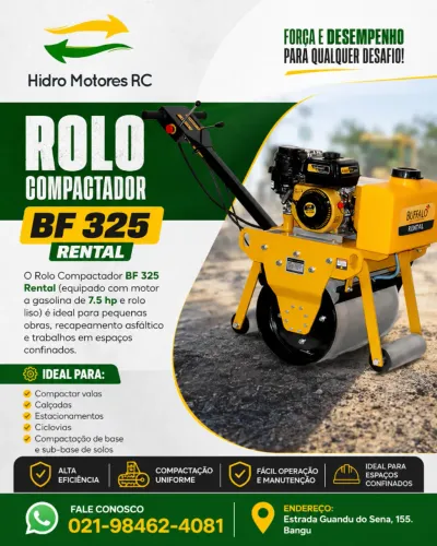 ROLO COMPACTADOR BF 325 RENTAL