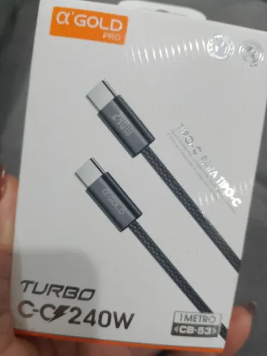 Babo tipo C para C carregamento rápido 240W  cabo reforçado trançado com tecido 