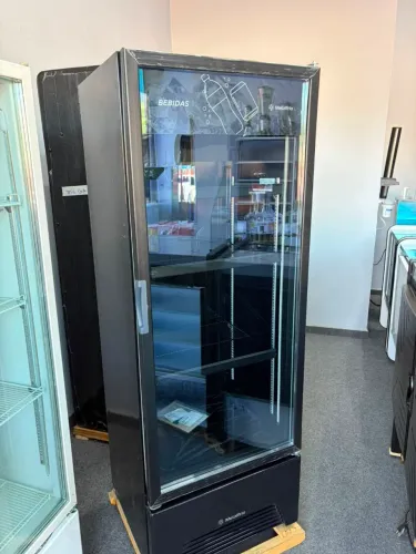 Refrigerador 403L full black Metalfrio 