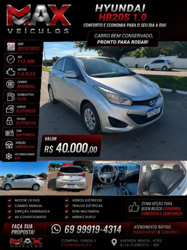 Hyundai HB20 Comf./c.plus/c.style 1.0 Flex 12V 2013