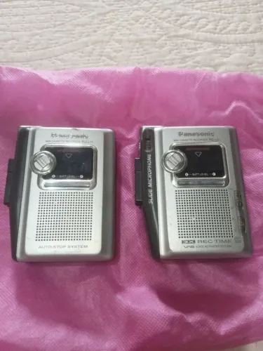 2 Gravadores Fita K7 Panasonic Rq-l11 E Rq-l31 - LEIA O ANÚNCIO