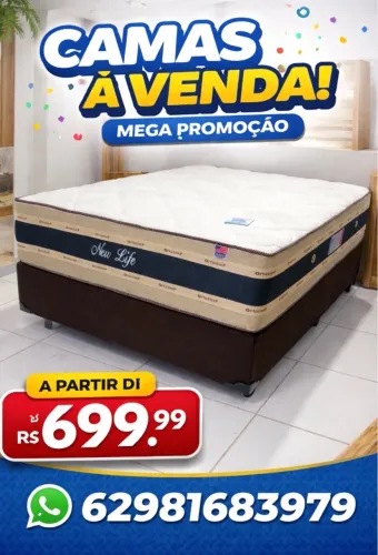 Colchao casal novo
