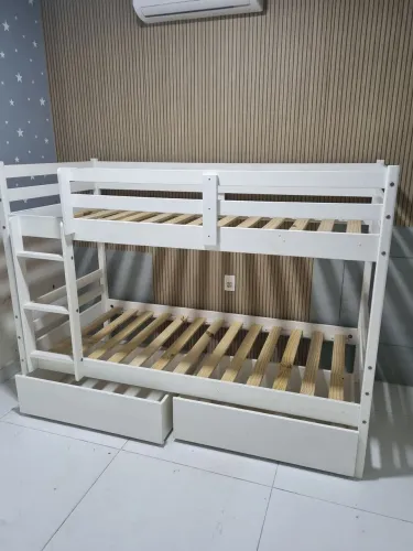 Cama beliche madeira maciça