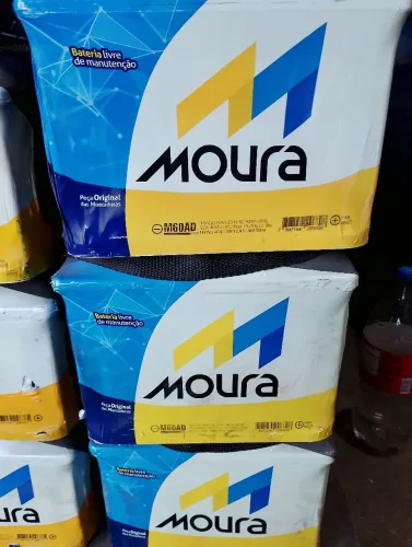 BATERIA MOURA M60AD GOL G6 E DIVERSOS VEÍCULOS