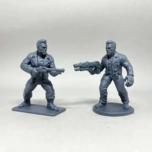 Kit 2 Miniaturas T-800 Exterminador Impressão 3D
